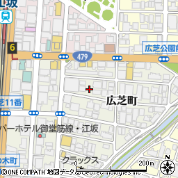 大阪府吹田市広芝町5周辺の地図