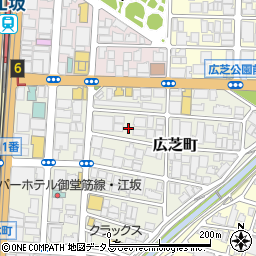 大阪府吹田市広芝町5周辺の地図