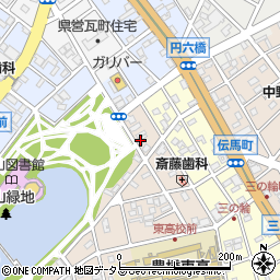 愛知県豊橋市向山東町5周辺の地図