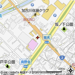 兵庫県加古川市野口町坂元46周辺の地図