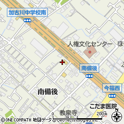 兵庫県加古川市加古川町南備後42周辺の地図