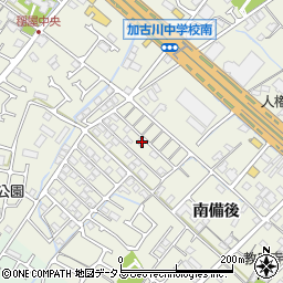 兵庫県加古川市加古川町南備後82周辺の地図