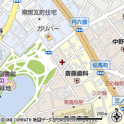 愛知県豊橋市向山東町7周辺の地図