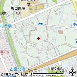 静岡県袋井市久能1225周辺の地図