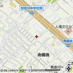 兵庫県加古川市加古川町南備後36周辺の地図