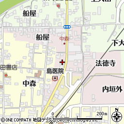 京都中央信用金庫加茂町支店周辺の地図