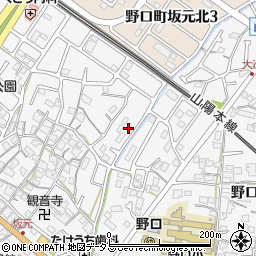 兵庫県加古川市野口町坂元1123周辺の地図