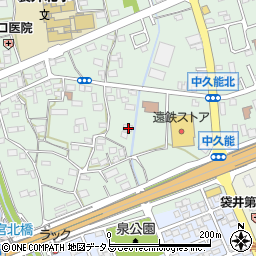 静岡県袋井市久能1243周辺の地図
