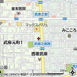 フジパレス武庫之荘２番館周辺の地図