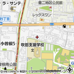 ミスタードーナツ江坂芳野町ショップ周辺の地図