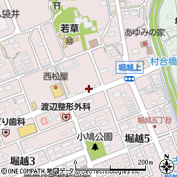 静岡県袋井市堀越804周辺の地図