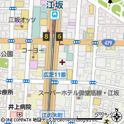 住友生命保険　新大阪支社フォルレーベン江坂支部周辺の地図