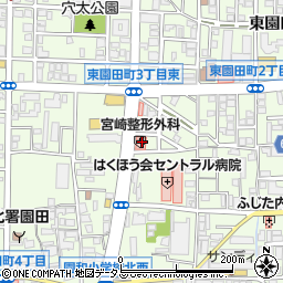 宮崎整形外科周辺の地図