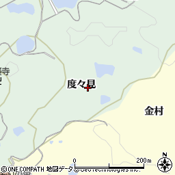 京都府木津川市山城町椿井（度々見）周辺の地図