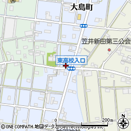 静岡県浜松市中央区大島町588周辺の地図