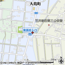 静岡県浜松市中央区大島町420周辺の地図