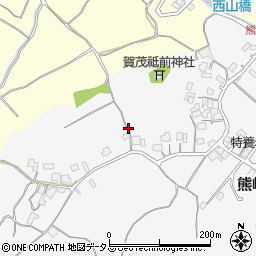 岡山県赤磐市熊崎周辺の地図