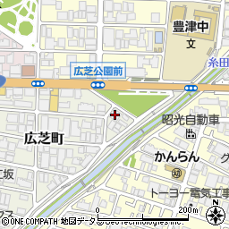 萬歳工業大阪事業所周辺の地図