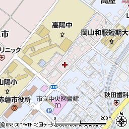 岡山県赤磐市上市104周辺の地図