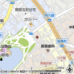 愛知県豊橋市向山東町4周辺の地図
