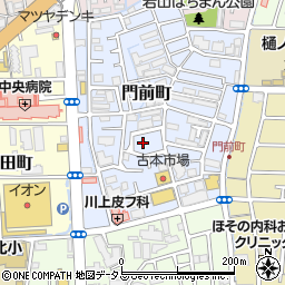 兵庫県西宮市門前町6周辺の地図