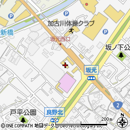 兵庫県加古川市野口町坂元47周辺の地図