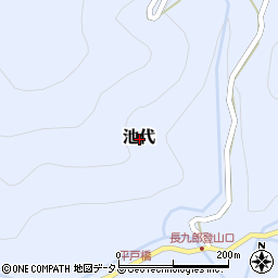 静岡県賀茂郡松崎町池代周辺の地図