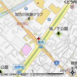 兵庫県加古川市野口町坂元30周辺の地図