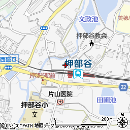 兵庫県神戸市西区押部谷町福住530周辺の地図