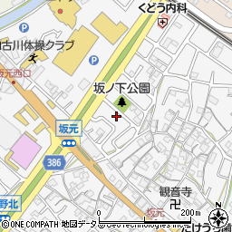 兵庫県加古川市野口町坂元17-16周辺の地図