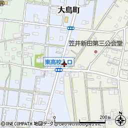 静岡県浜松市中央区大島町419周辺の地図