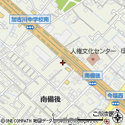 兵庫県加古川市加古川町南備後39周辺の地図