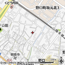 兵庫県加古川市野口町坂元472-6周辺の地図