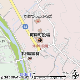 静岡県賀茂郡河津町周辺の地図