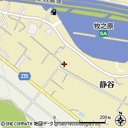 静岡県牧之原市静谷2540周辺の地図