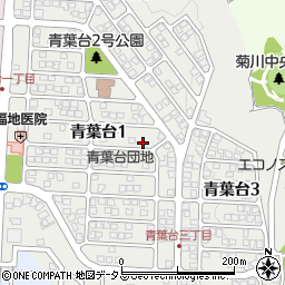 静岡県菊川市青葉台周辺の地図