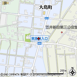 静岡県浜松市中央区大島町590周辺の地図