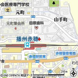 赤穂神姫タクシー事務所周辺の地図