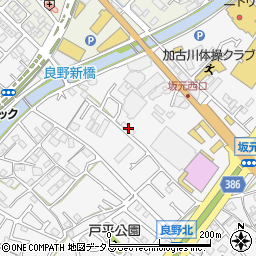 兵庫県加古川市野口町坂元81周辺の地図