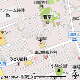 静岡県袋井市堀越770-7周辺の地図