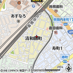 ＬａＬｕｃｅ清和園町周辺の地図