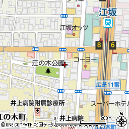 ひょうたん寿し 江坂本店周辺の地図