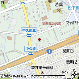 静岡県袋井市久能1287周辺の地図