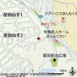 大阪府交野市星田2220-8周辺の地図