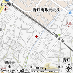 兵庫県加古川市野口町坂元1122周辺の地図