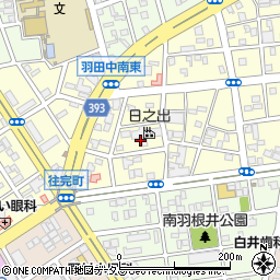 愛知県豊橋市往完町往還東周辺の地図