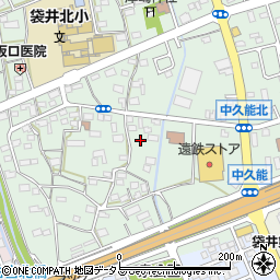 静岡県袋井市久能1238-3周辺の地図