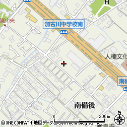 兵庫県加古川市加古川町南備後26周辺の地図