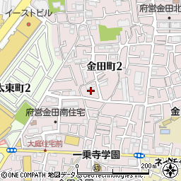 大阪府守口市金田町2丁目20周辺の地図