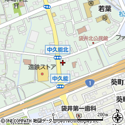 静岡県袋井市久能1281周辺の地図